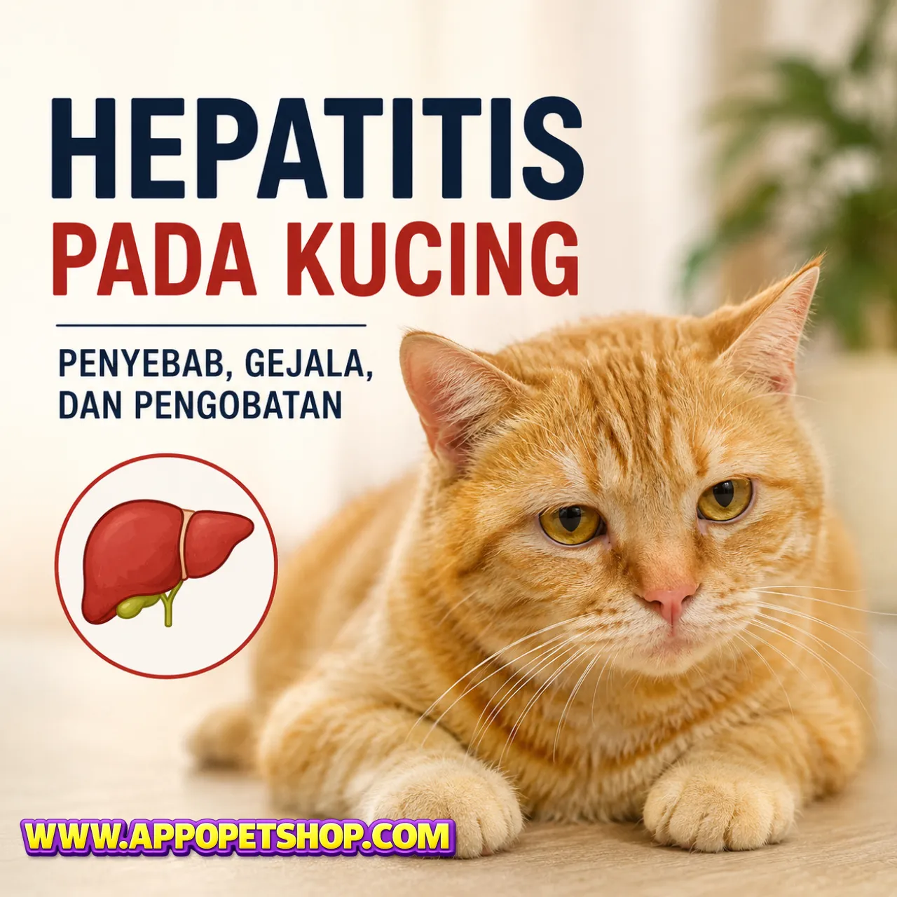 Hepatitis pada Kucing: Penyebab, Gejala, dan Pengobatan