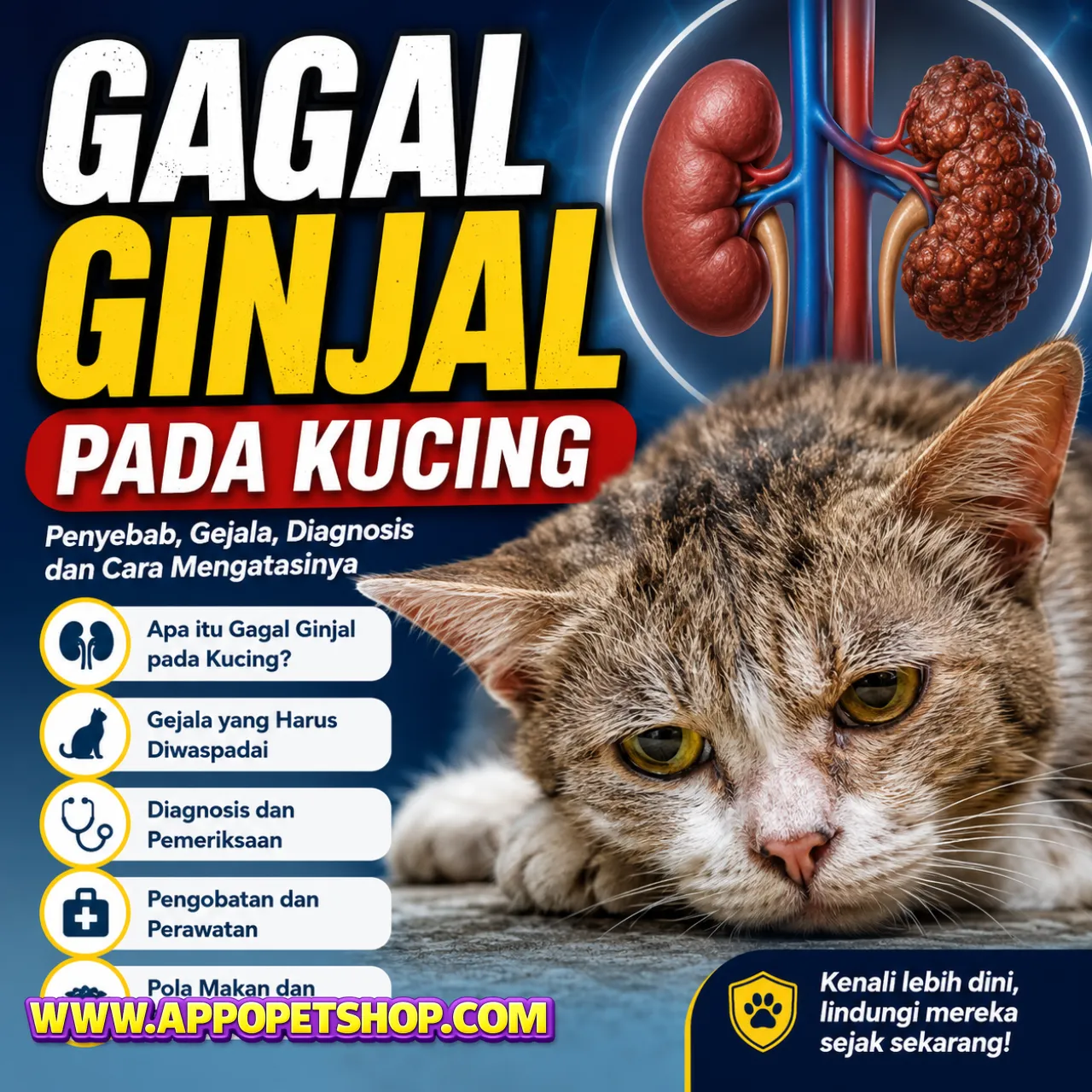 Gagal Ginjal pada Kucing