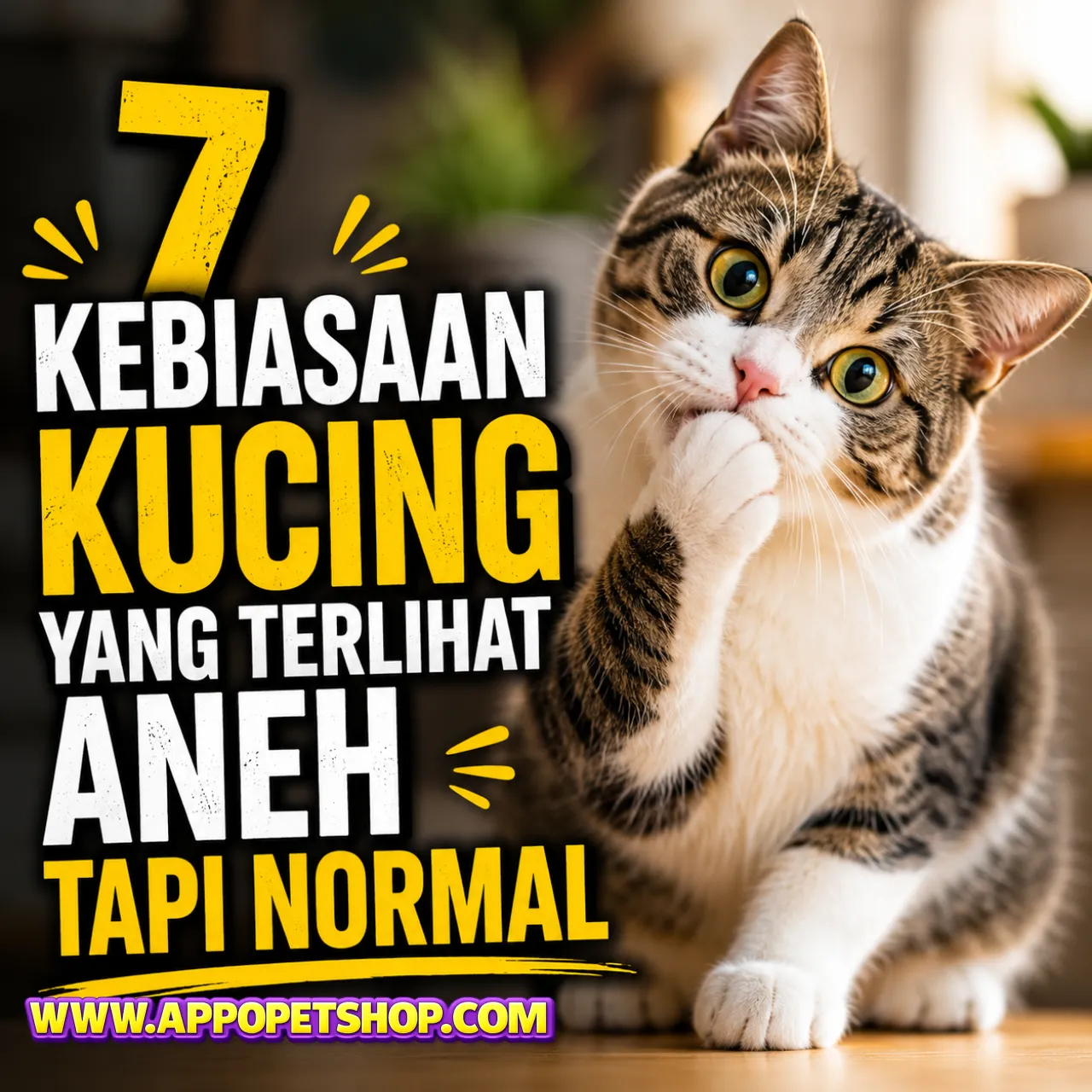 7 Kebiasaan Kucing yang Terlihat Aneh tapi Normal