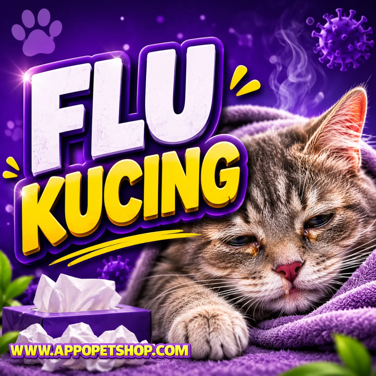Flu pada kucing