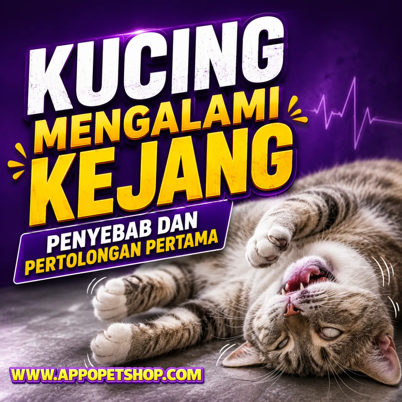 Kucing Mengalami Kejang: Penyebab dan Pertolongan Pertama
