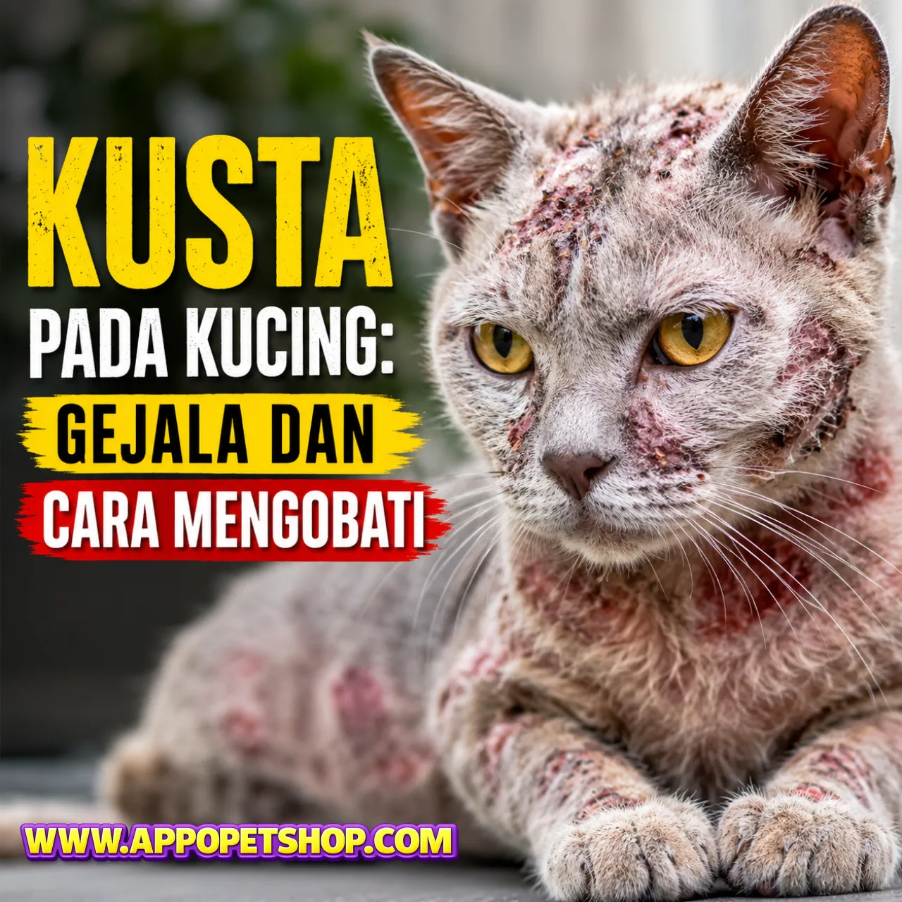 Kusta pada Kucing: Gejala dan Cara Mengobati
